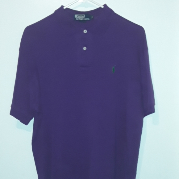 Purple Short sleeve Polo shirt. - Picture 3 of 3